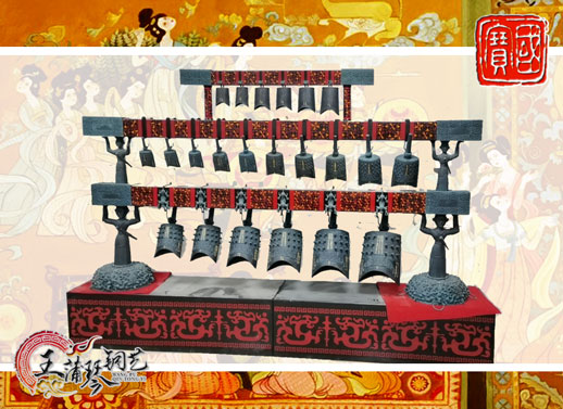 22件C型編鐘、小型演奏級、F調(diào)主旋律