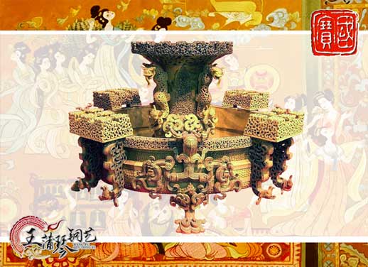 銅尊盤，曾侯乙尊盤，國寶級(jí)文物之一