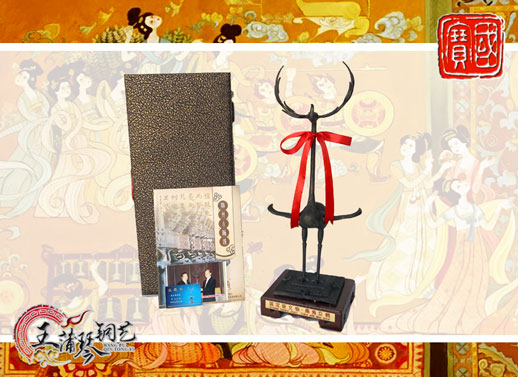 鹿鶴、鹿角立鶴、國寶級(jí)文物、隨州市標(biāo)、八藝節(jié)標(biāo)志、隨州特色禮品